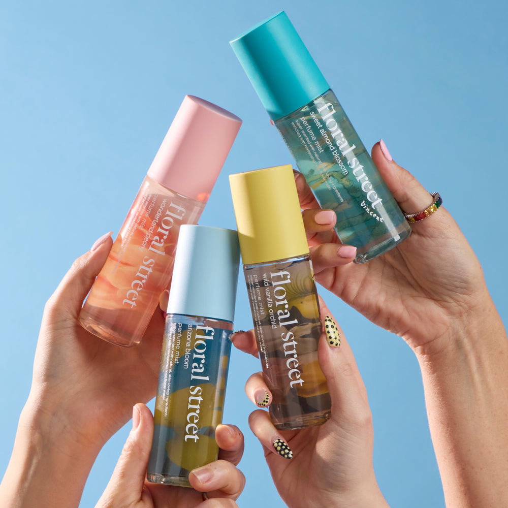 Floral Street Perfume Mist Group | Super-Scented, Mood-boosting, Skin-Loving, Vegan Fragrances