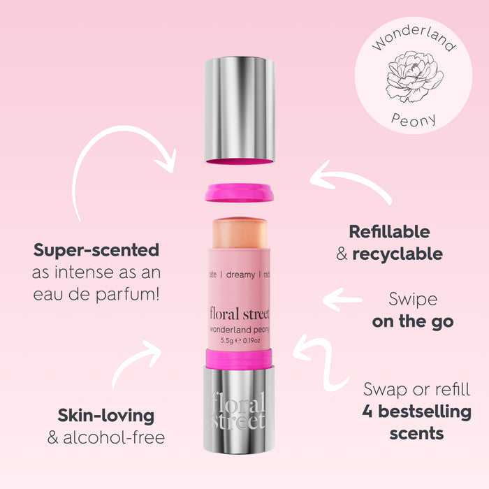 Wonderland Peony Scentstick Solid Perfume