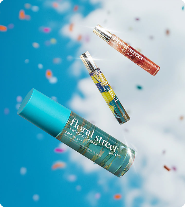 Floral Street Sweet Almond Blossom 125ml Arizona Bloom Eau de Parfum 10ml Wonderland Peony Eau de Parfum 10ml | Award-winning British vegan fragrances