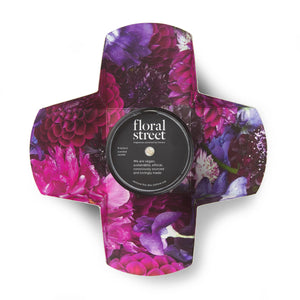 floral street fireplace candle