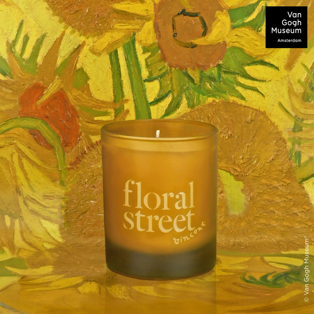 floral street sunflower pop candle