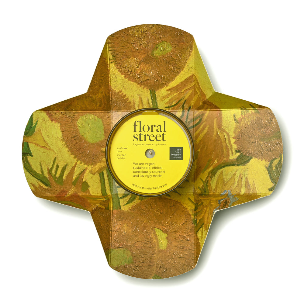 sunflower pop candle